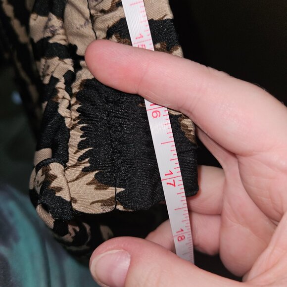 i Jeans by Buffalo Animal Print Joggers XL Stretchy Pants - Picture 3 of 7